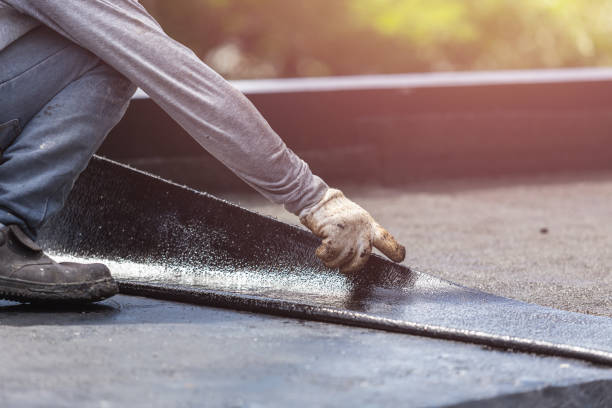 Professional Waterproofing technician working in Oakland, NJ